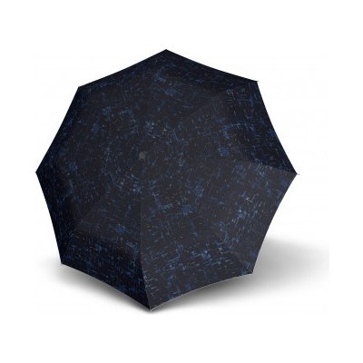 Knirps vision Re3 Duomatic structureblue lehký skládací deštník tm.modrý