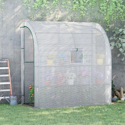 Goleto s dvěma dveřmi 200 x 100 x 215 cm bílý – Sleviste.cz