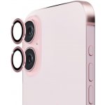 ENKAY 87006 ALU Sklo pro fotoaparát Apple iPhone 16 / 16 Plus růžové – Zboží Živě
