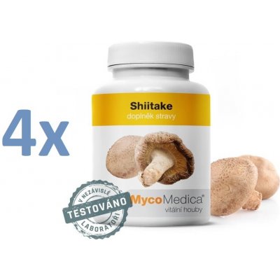 MycoMedica Shiitake 4 x 90 kapslí – Sleviste.cz