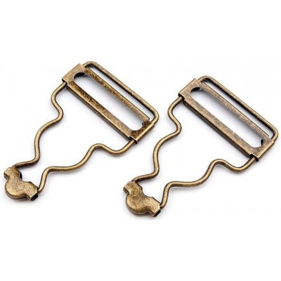 Spona na laclové kalhoty, průvlek 28; 30; 38 mm staromosaz 4ks – Zboží Mobilmania