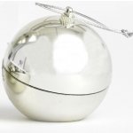 Šperky Nina Plastová krabička na šperky Stříbrná baňka krab024 – Zboží Mobilmania