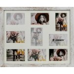 Fotorámeček dřevěný Narvik gallery 04 1 melír - 9 foto, rozměr rámečku 56,6 x 46,6 cm – Zboží Živě