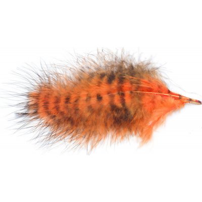 Hends Peří Grizzly Marabou Fluo Orange Black Barred – Hledejceny.cz