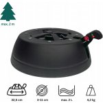German Stojan na vánoční stromek s nožní pákou / O kmene 3 - 13 cm / O stojanu 37 cm / objem 3 l / černá varianta: SNVSTROM – Zbozi.Blesk.cz