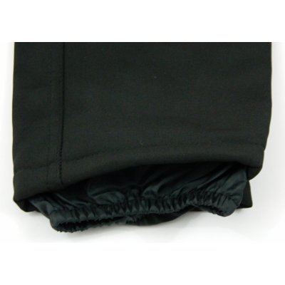 Kugo Dětské oteplené softshellové kalhoty černé – Zboží Mobilmania