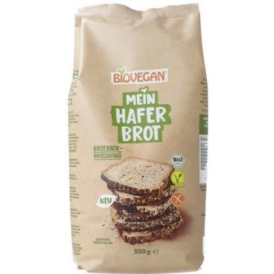 Biovegan Mein Hafer brot Bio Bezlepková moučná směs pro přípravu ovesného chleba 550 g – Zbozi.Blesk.cz