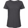 Dámská Trička B&C Dámské slubové tričko Inspire z bio bavlny Antracitová