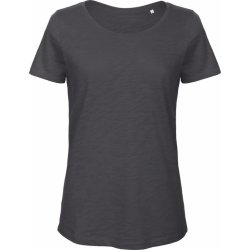 B&C Dámské slubové tričko Inspire z bio bavlny Antracitová
