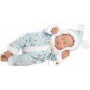 Llorens 63301 LITTLE BABY spící realistická miminko s měkkým látkovým tělem 32 cm