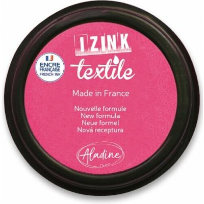 Aladine Izink Textile razítkovací polštářek růžová 19012 – Sleviste.cz