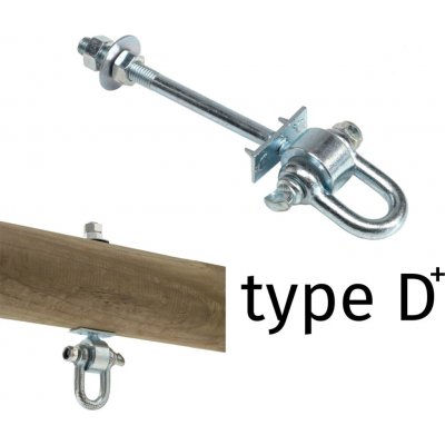 KBT Houpačkový hák šroub/matka O160 mm M12 typ D+ – Zbozi.Blesk.cz