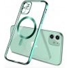 Pouzdro a kryt na mobilní telefon Pouzdro SES MagSafe silikonové Apple iPhone 12 mini - světle zelené