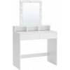 Songmics Vanesa Toaletní stolek se zrcadlem a osvětlením RDT114W01 bílý