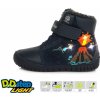 Dětské kotníkové boty D.D.Step chlapecká zimní obuv W050-323M modrá