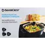 SILVERCREST Multifunkční sada z hliníkové litiny, 24 x 24 cm, 5dílná – Zboží Dáma