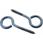 Vrut s okem 16x8 mm, nerez A2, drát 3,0 mm, nosnost 6 kg – Hledejceny.cz