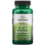 Swanson Ultra Vitamin A C E a selen 60 kapslí