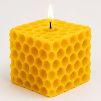 Svíčkománie3D Zajímavý patvar žlutá 90 g – Zboží Dáma