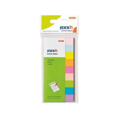 Záložky samolepicí Stick´n 50x12 mm, 9 x 50 lístků – Hledejceny.cz