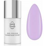 NANI gel lak Rubber Base Cover Mauve Blush 5 ml – Hledejceny.cz