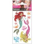 Tetovací obtisky s glitry 10 5x6cm mořské víly – Sleviste.cz