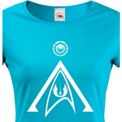 Bezvatriko.cz 1967 Dámské tričko Star Trek Modrá – Zboží Mobilmania