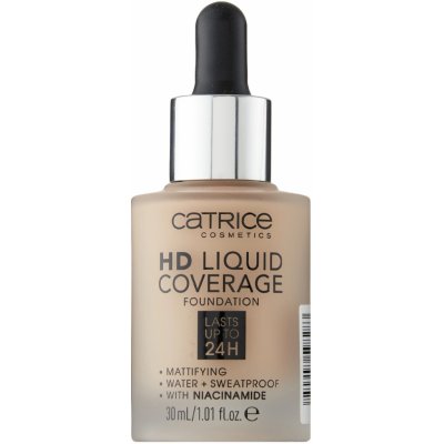 Catrice Tekutý make-up HD Liquid Coverage Foundation 010 Light Beige 30 ml – Zboží Dáma