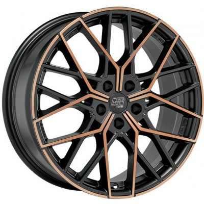 MSW 74 8x19 5x112 ET45 matt black copper polished | Zboží Auto