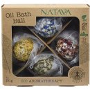 Kosmetická sada Natava Oil Bath Balls Mix 4 x 50 g dárková sada