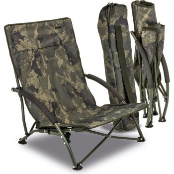 Solar Undercover Camo Foldable Easy Chair Low Křeslo