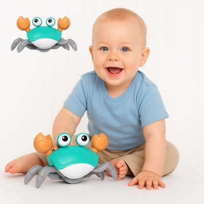 OEM - Interaktivní krab se zvukem zelený – Zbozi.Blesk.cz