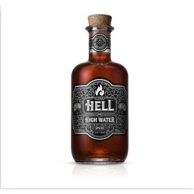 Hell or High Water Spiced 38% 0,7 l (holá láhev) – Zboží Mobilmania