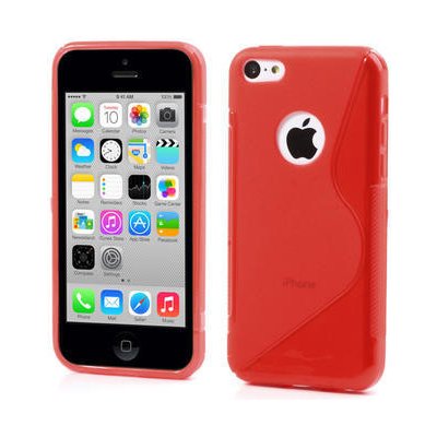 Pouzdro S-line iPhone 5C- červené
