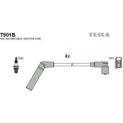 Sada kabelů pro zapalování TESLA T901B – Hledejceny.cz
