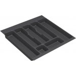 ADEO Vložka / příborník do 60cm šuplíku - CUTLERY šedý plast 50 x 46 cm – Zboží Dáma