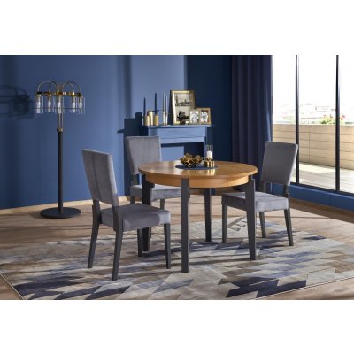 Halmar stůl SORBUS medový dub antracit – Zboží Dáma