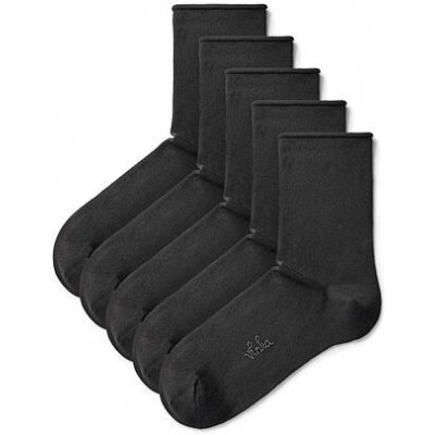 Vlnka Bavlněné diabetické ponožky s aloe vera 5 párů černá – Hledejceny.cz