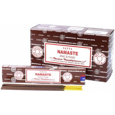 Ancient Wisdom vonné tyčinky Shrinivas Satya Namaste 15 g – Hledejceny.cz