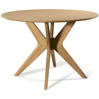 Minilivo Jídelní stůl Aresö kulatý 110cm – Zbozi.Blesk.cz