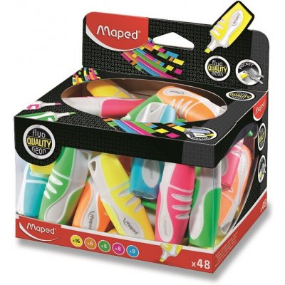 Maped Fluo Peps pocket 48 ks ve stojánku – Zboží Živě