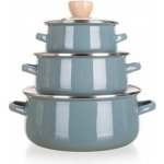 Banquet Sada smaltovaného nádobí NATURAL Olive 6 ks – Hledejceny.cz