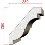 Dekora-Stuck Podstřešní římsa 280x250mm 316040 – Hledejceny.cz
