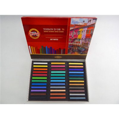KOH-I-NOOR Křída prašná hranatá souprava TOISON D´OR 8585 36 barev – Zboží Dáma KOH-I-NOOR Křída prašná hranatá souprava TOISON D´OR 8585 36 barev – Zboží Dáma