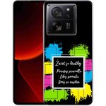 mmCase na Xiaomi 13T/13T Pro - citát 5 černé pozadí – Zboží Živě