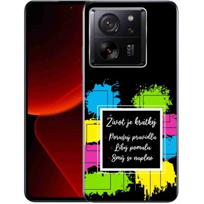 mmCase na Xiaomi 13T/13T Pro - citát 5 černé pozadí – Zboží Živě