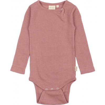 Merino body dětské dlouhý rukáv PP PETIT PIAO růžové Nostalgic Rose – Sleviste.cz