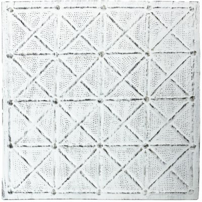 H&L Nástěnná dekorace 50x50cm, bílá – Hledejceny.cz