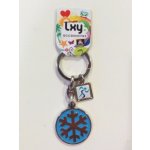 Přívěsek na klíče LXY vločka modrá – Hledejceny.cz