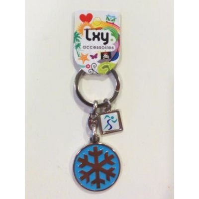 Přívěsek na klíče LXY vločka modrá – Hledejceny.cz